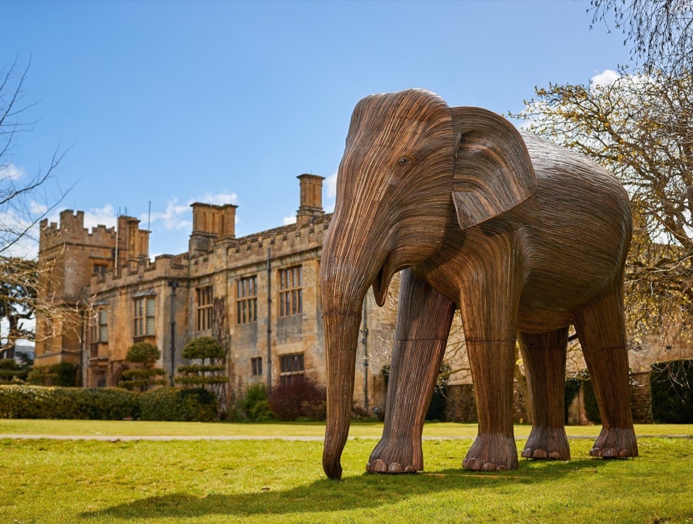 The Great Elephant Migration installation in Newport, Rhode Island.